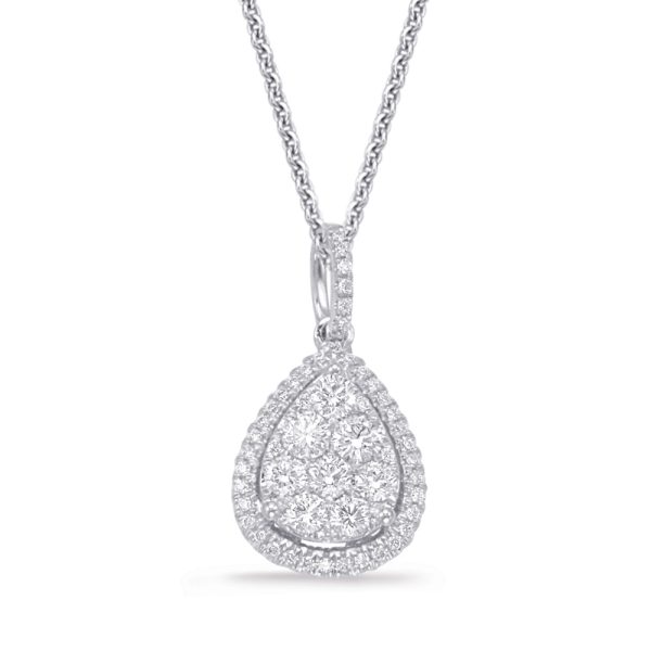 White Gold Diamond Pendant