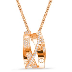 Rose Gold Diamond Pendant