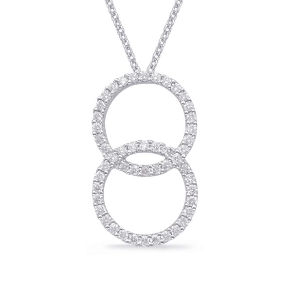 White Gold Diamond Pendant