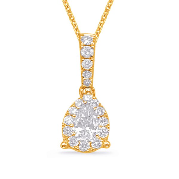 Yellow Gold Diamond Pendant