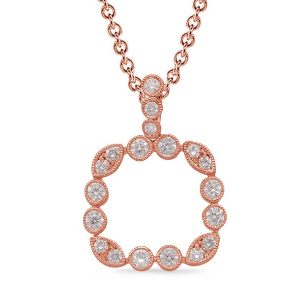 Rose Gold Diamond Pendant