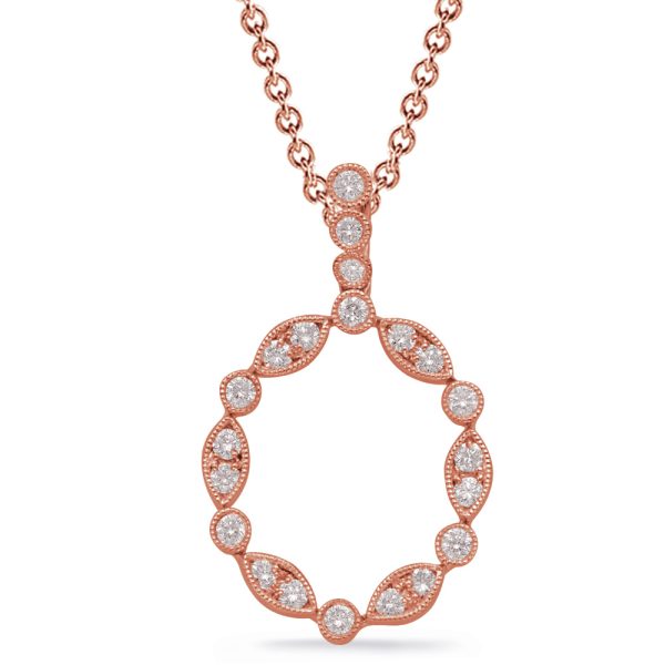 Rose Gold Diamond Pendant