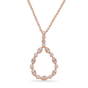 Rose Gold Diamond Pendant