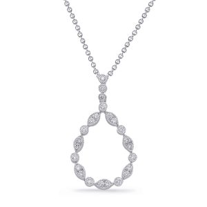 White Gold Diamond Pendant
