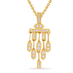 Yellow Gold Diamond Pendant