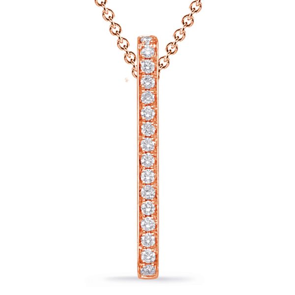 Rose Gold Diamond Pendant