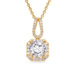 Yellow Gold Diamond Pendant
