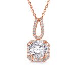 Rose Gold Diamond Pendant