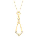 Yellow Gold Diamond Pendant