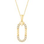 Yellow Gold Diamond Pendant
