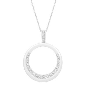 White Gold Diamond Pendant