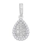 White Gold Diamond Pendant