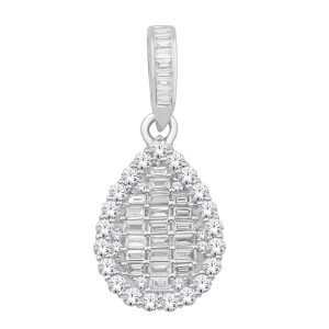 White Gold Diamond Pendant