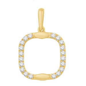 Yellow Gold Diamond Pendant