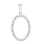 White Gold Diamond Pendant