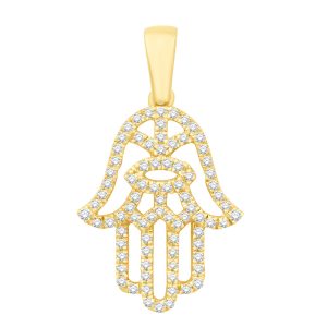Yellow Gold Diamond Pendant