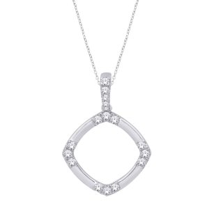 White Gold Diamond Pendant