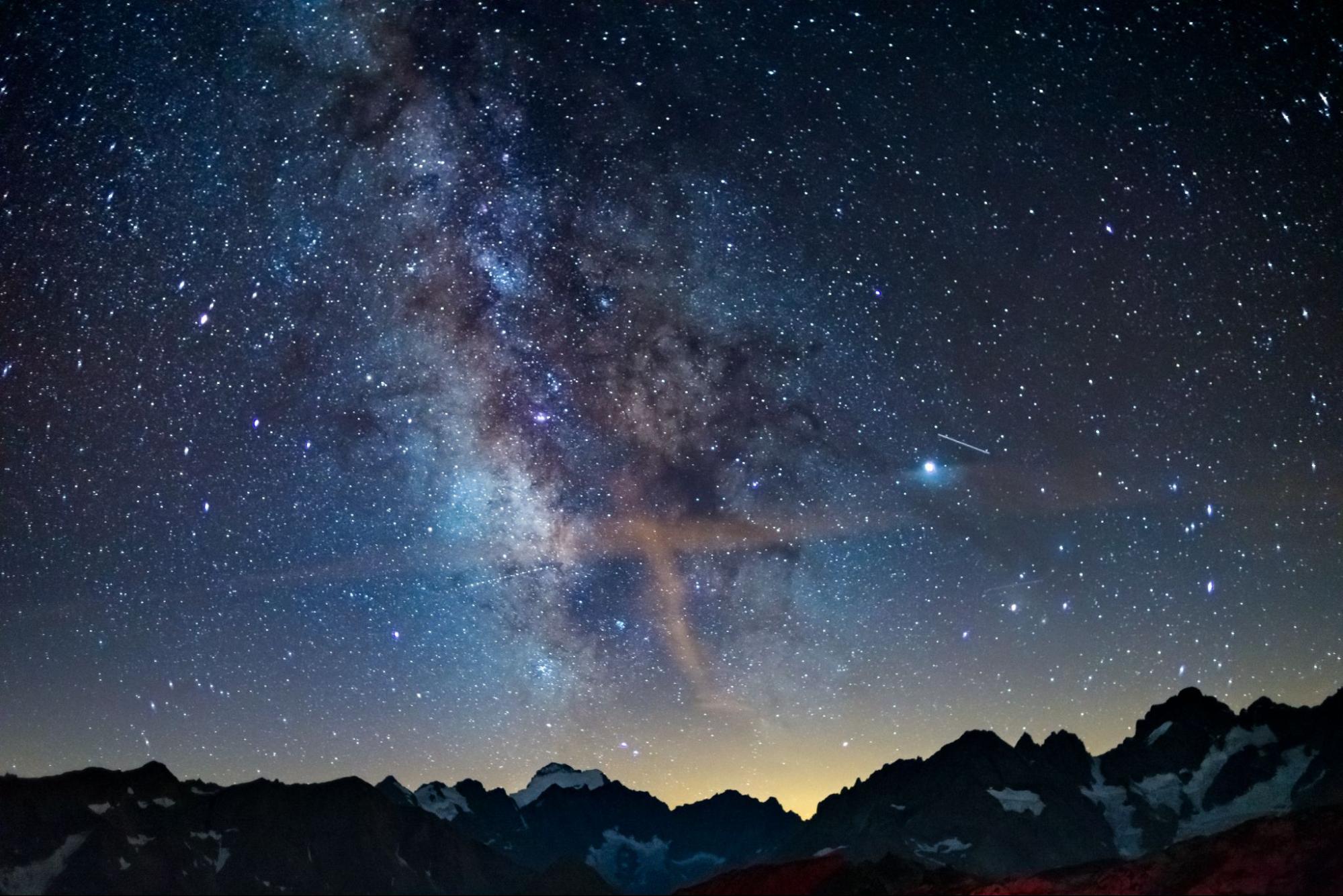 The night sky