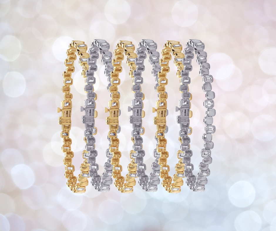 Mixed metal bracelets
